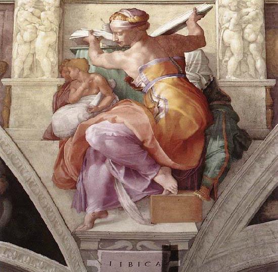 The Libyan Sibyl, Michelangelo Buonarroti